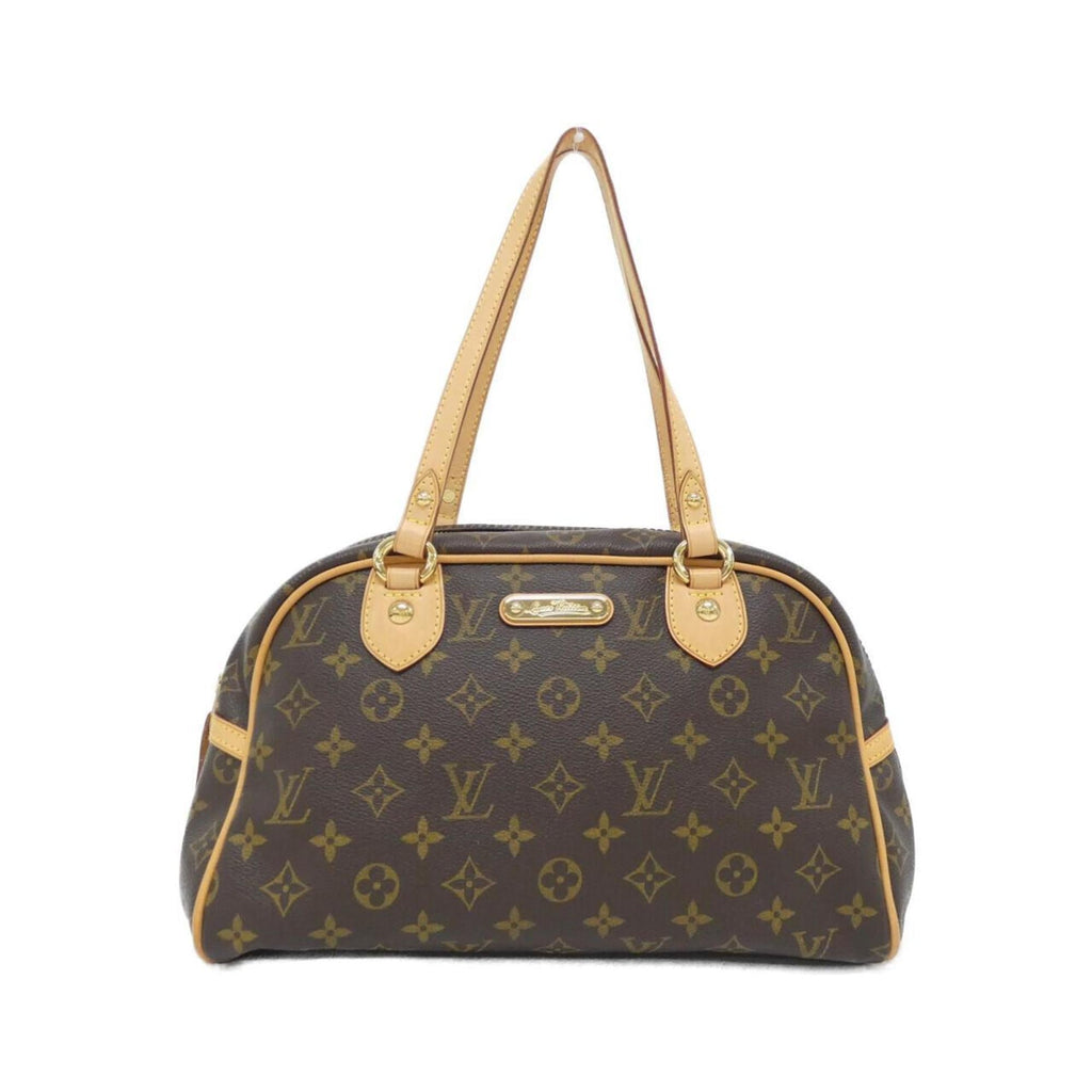 Louis Vuitton Marron Coated Canvas Shoulder Bag (Pre-Owned)