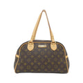 Louis Vuitton Marron Coated Canvas Shoulder Bag (Pre-Owned)