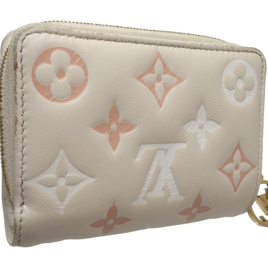 Louis Vuitton Beige Pink Leather Wallet (Bi-Fold) (Pre-Owned)