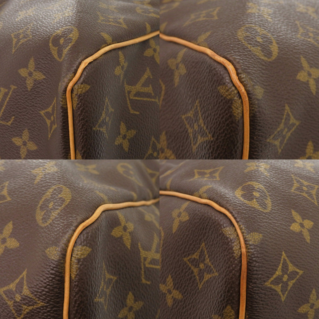 Louis Vuitton Brown Monogram Canvas Boston Bag (Pre-Owned)