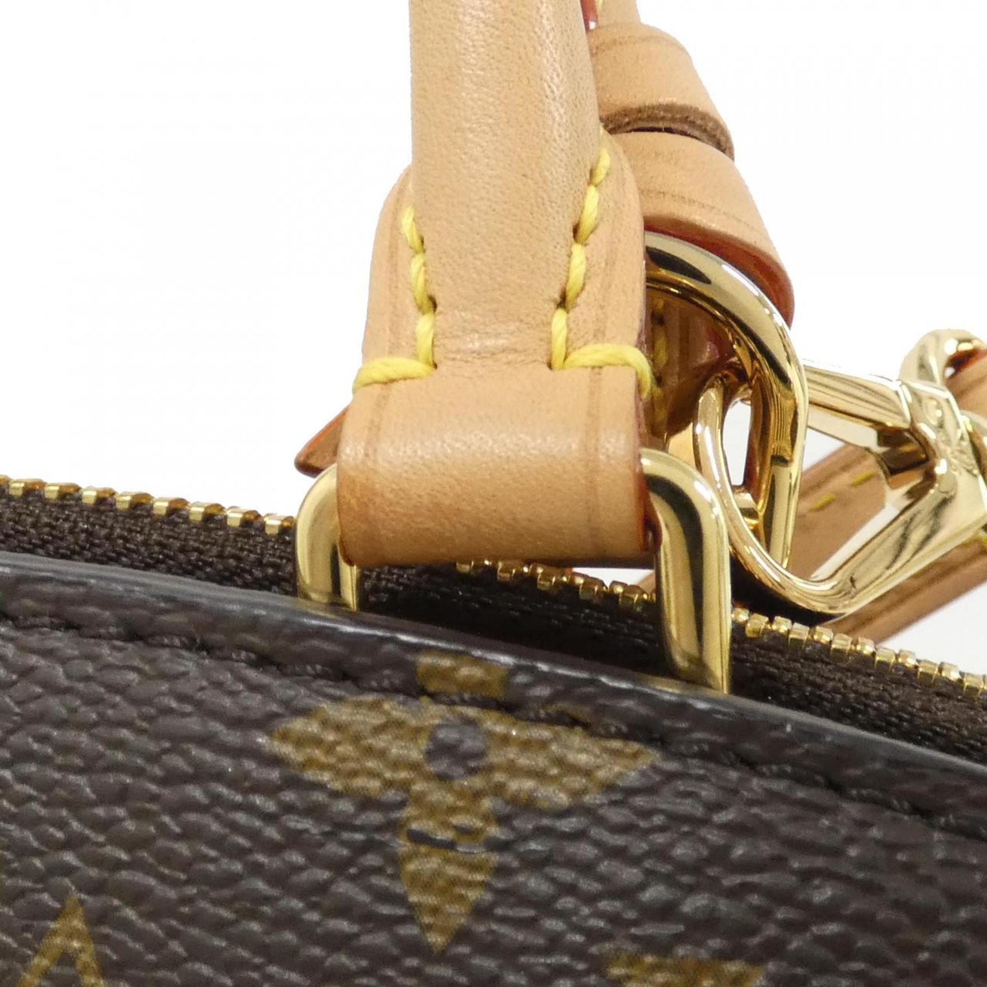 Louis Vuitton Monogram Marron Coated Canvas Handbag (Pre-Owned)