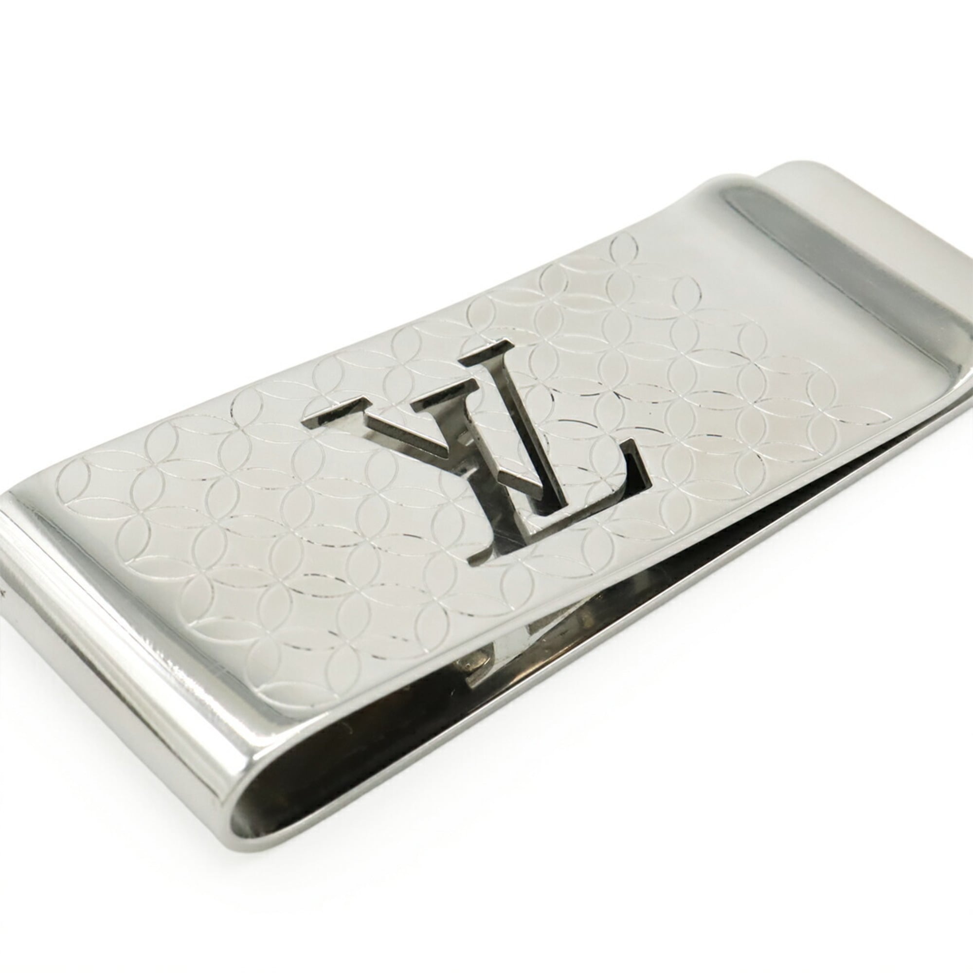 Louis Vuitton Silver Stainless Steel Money Clip (Pre-Owned)