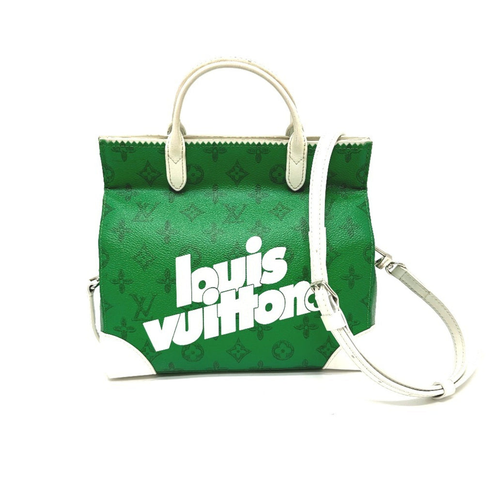 Louis Vuitton Green Monogram Handbag (Pre-Owned)