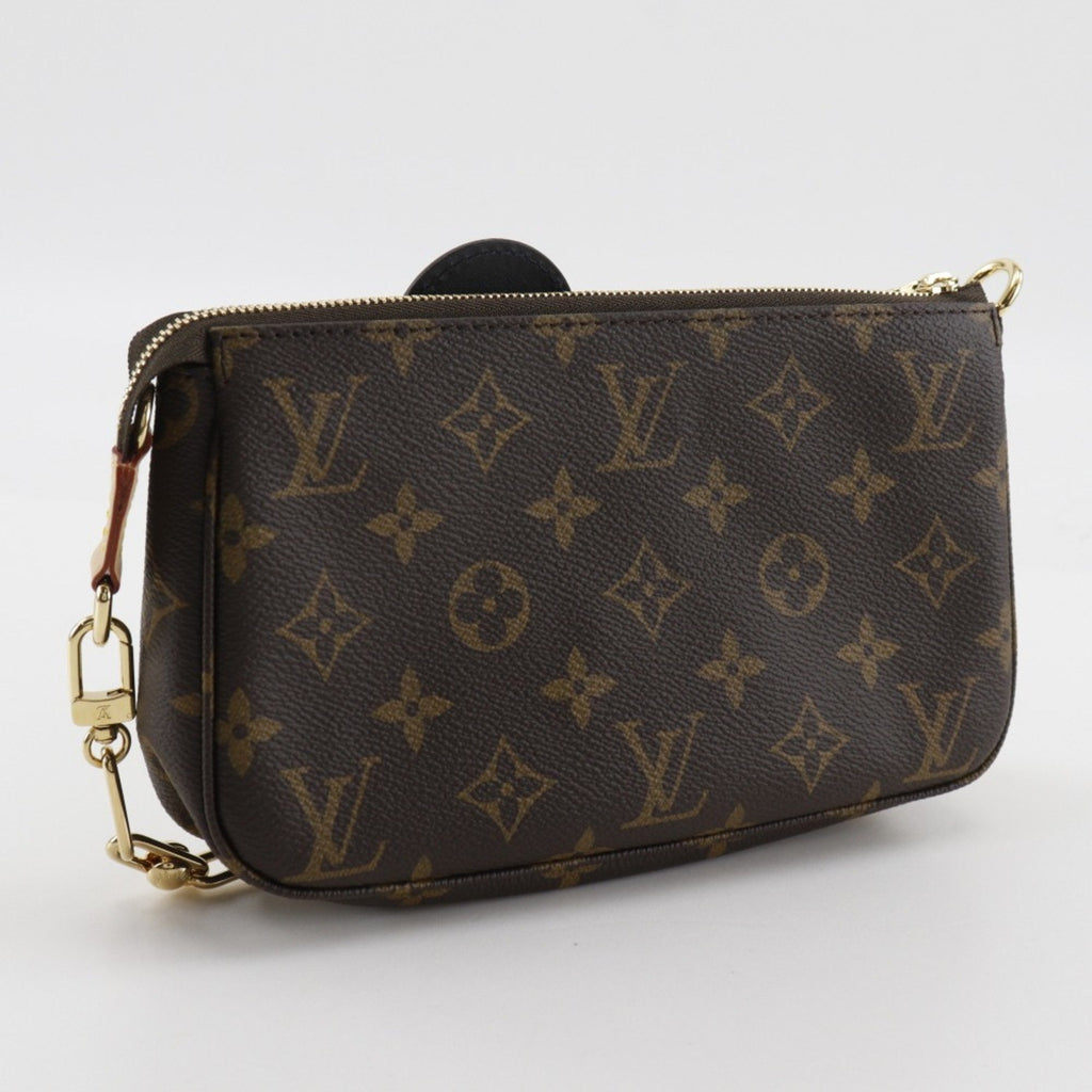 Louis Vuitton Brown Monogram Canvas Pochette Shoulder Bag (Pre-Owned)