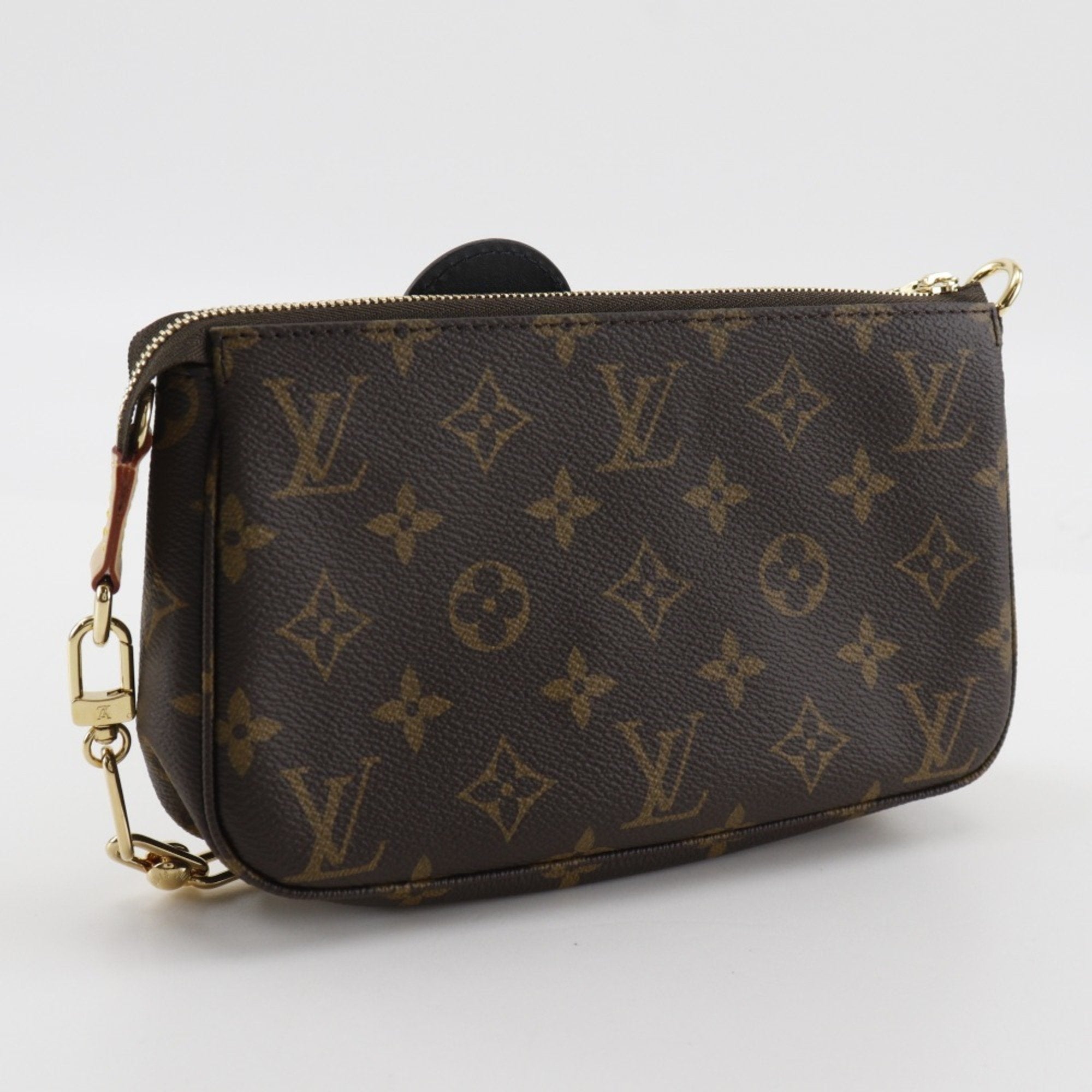 Louis Vuitton Brown Monogram Canvas Pochette Shoulder Bag (Pre-Owned)