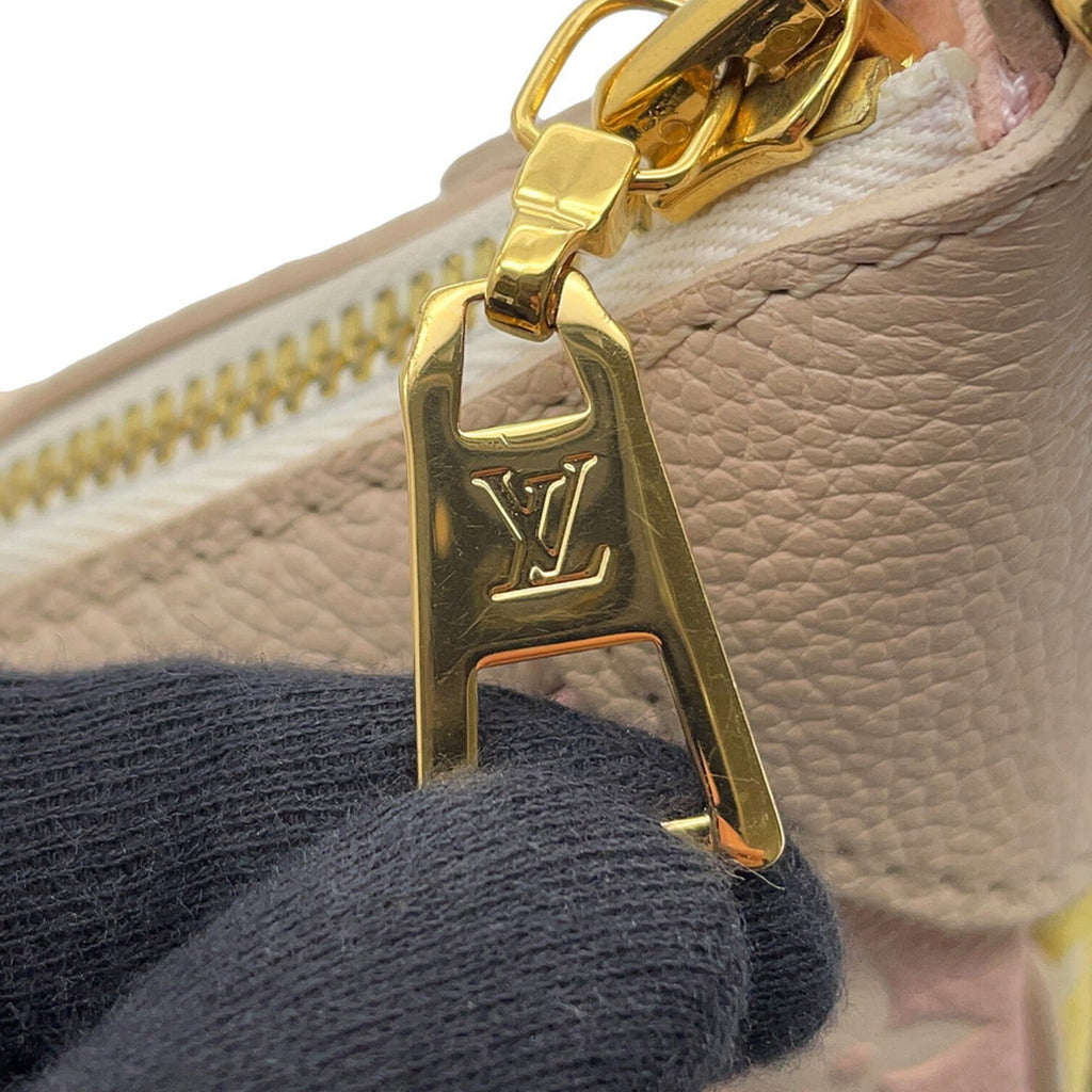Louis Vuitton Beige Pink Yellow Monogram Empreinte Handbag Shoulder Bag (Pre-Owned)