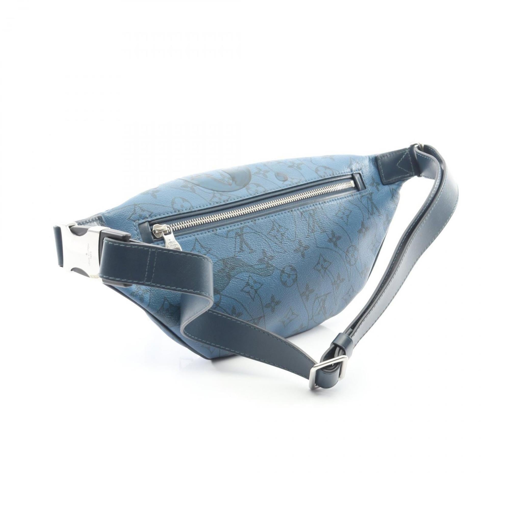 Louis Vuitton Blue Pvc Leather Fanny Pack (Pre-Owned)