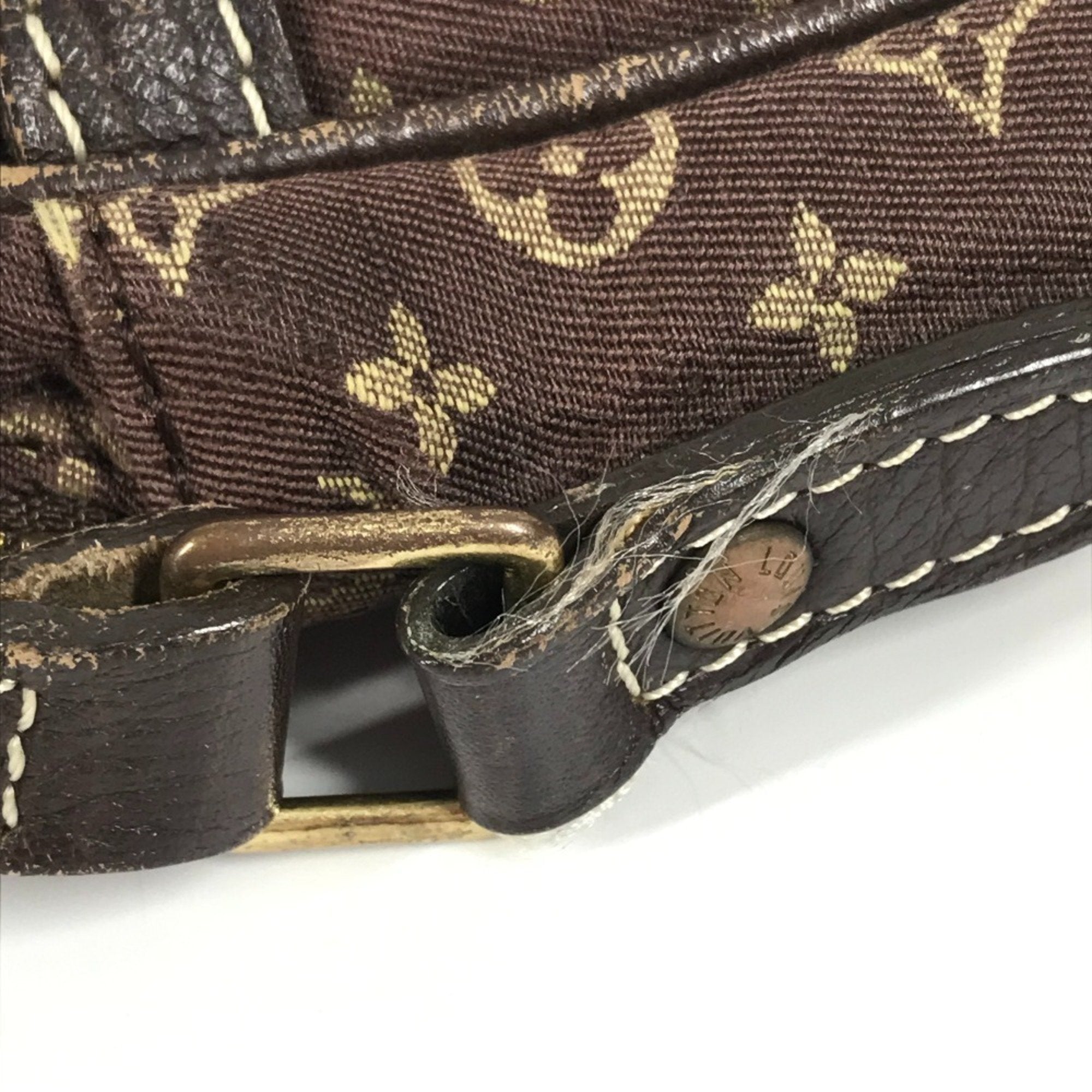 Louis Vuitton Brown Monogram Mini Pochette Shoulder Bag (Pre-Owned)