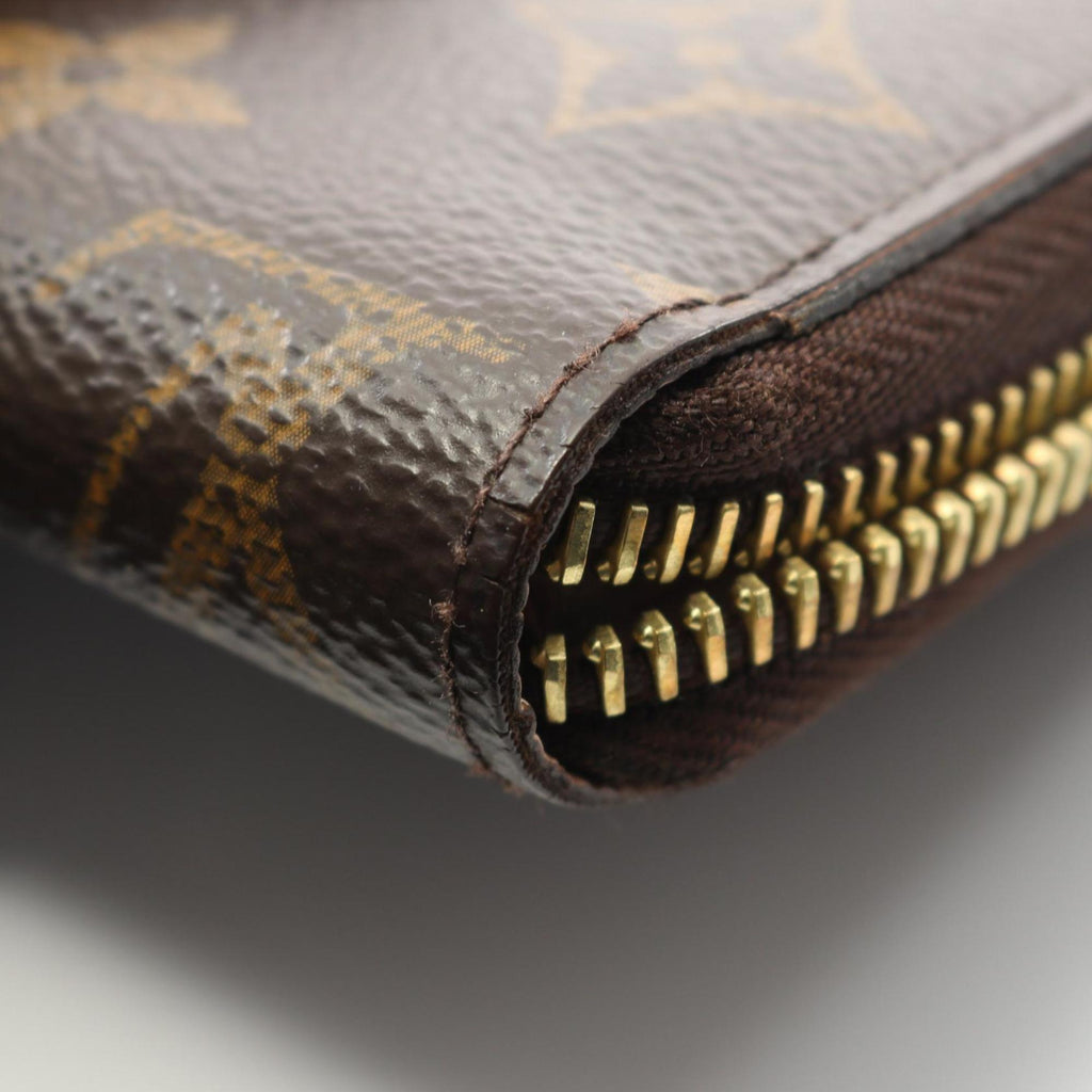 Louis Vuitton Brown Monogram Pink Rose Ballerine Monogram Long Wallet (Bi-Fold) (Pre-Owned)