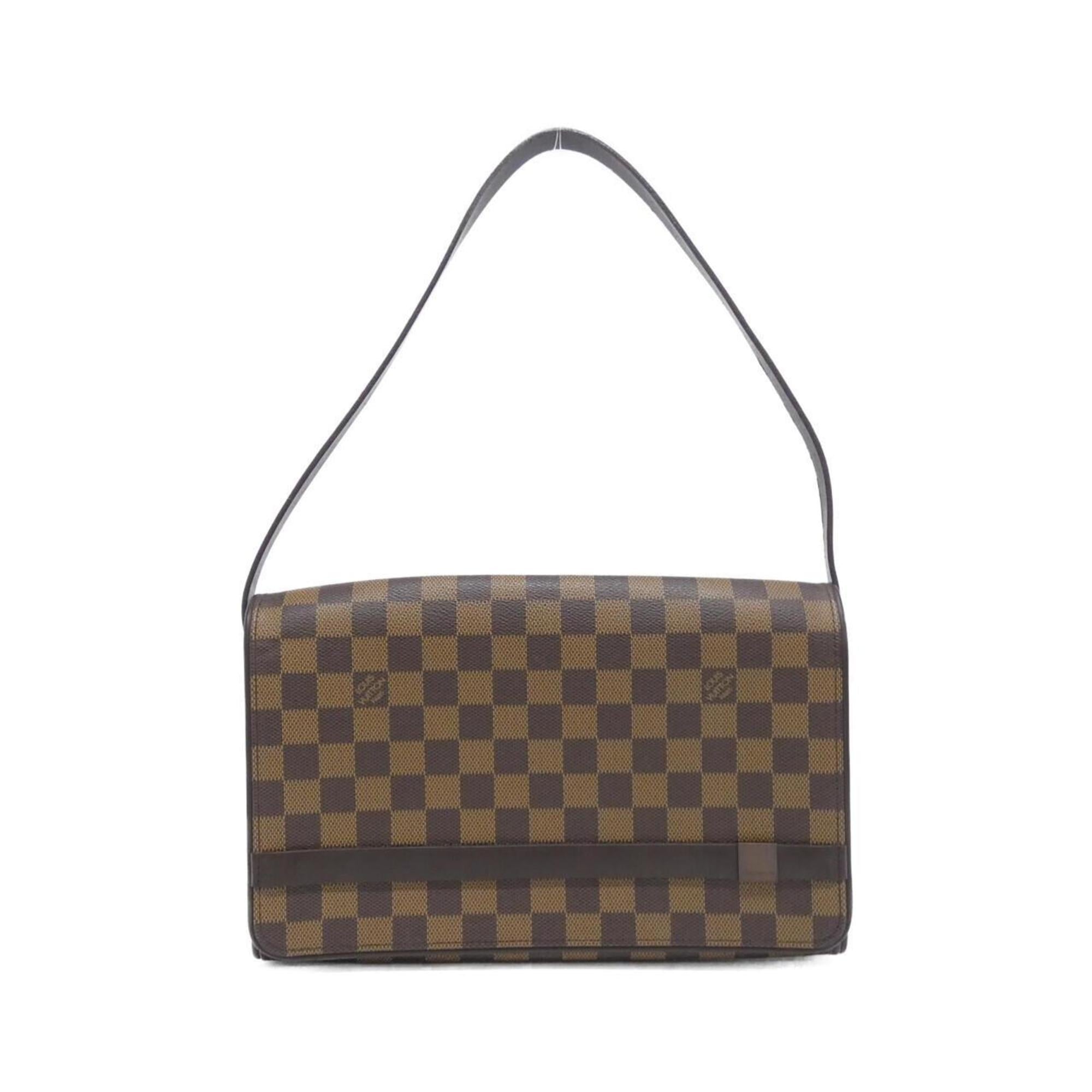 Louis Vuitton Ebene Coated Canvas Shoulder Bag (Pre-Owned)