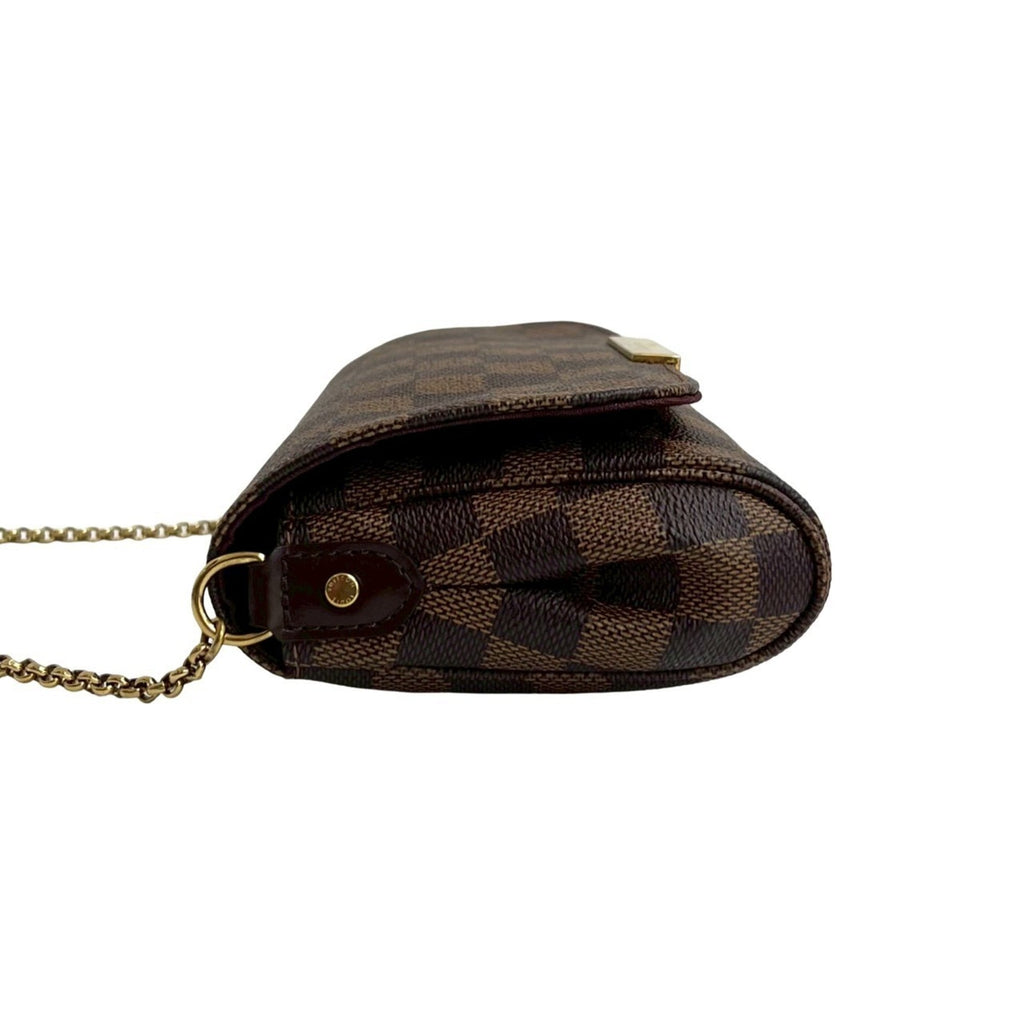 Louis Vuitton Brown Leather Pvc Pochette Shoulder Bag (Pre-Owned)