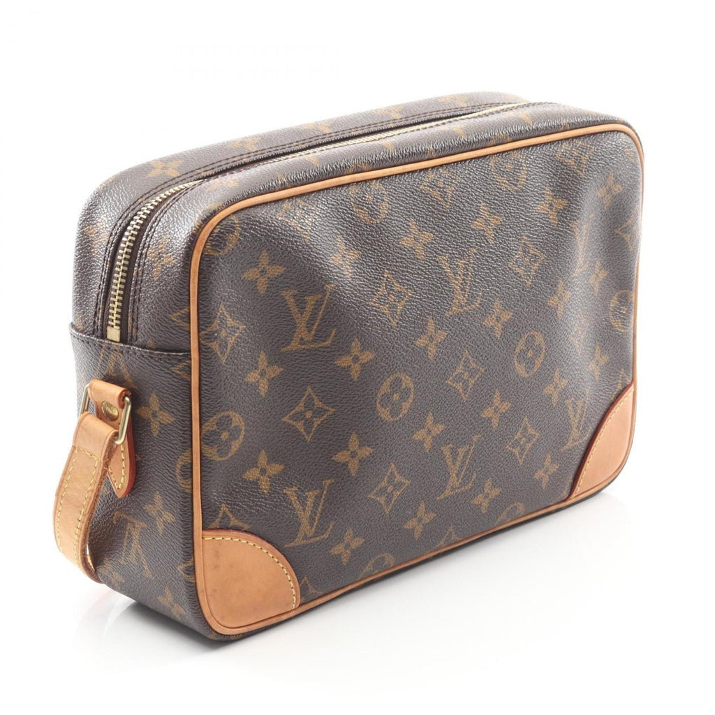 Louis Vuitton Brown Coated Canvas Pvc Leather Monogram Shoulder Bag (Pre-Owned)