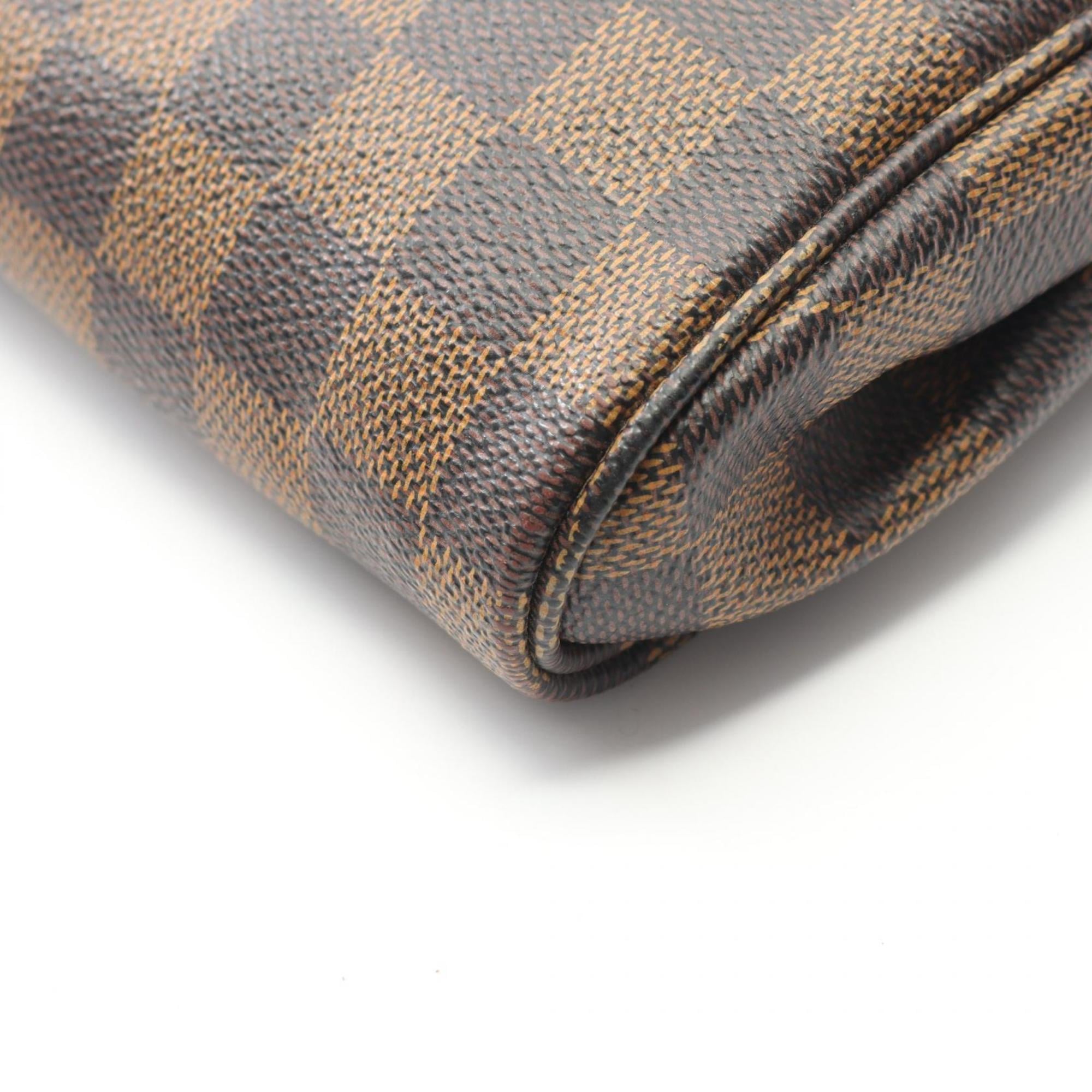Louis Vuitton Brown Coated Canvas Leather Handbag (Pre-Owned)