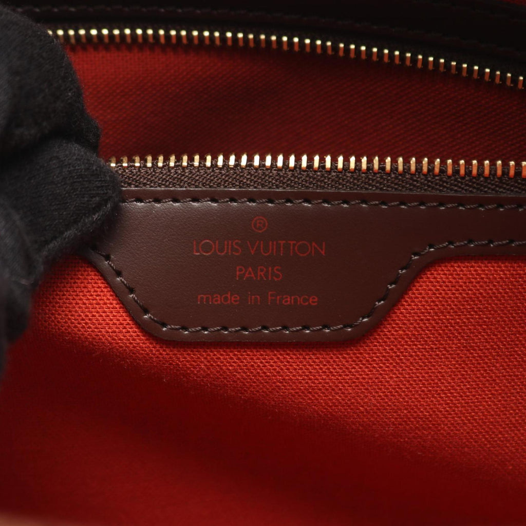 Louis Vuitton Brown Coated Canvas Leather Handbag (Pre-Owned)