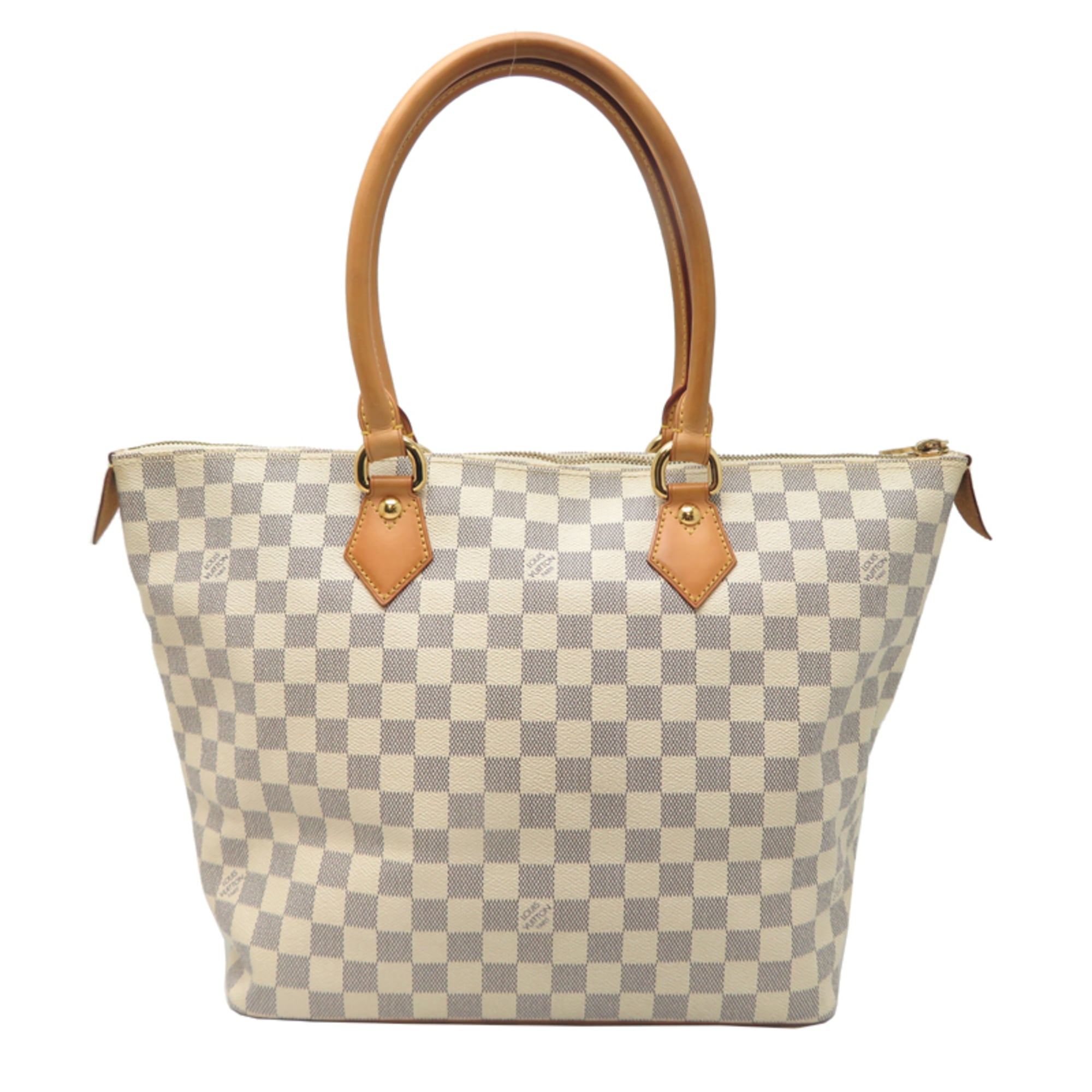 Louis Vuitton White Damier Azur Tote Bag (Pre-Owned)