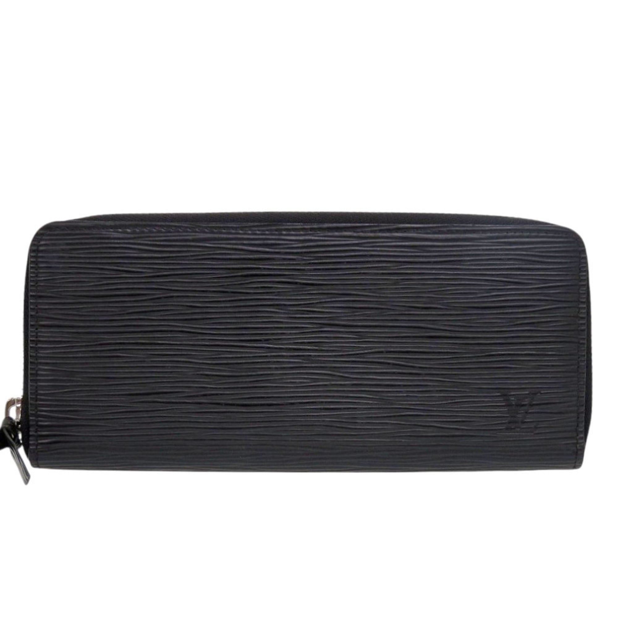 Louis Vuitton Noir Epi Leather Long Wallet (Bi-Fold) (Pre-Owned)