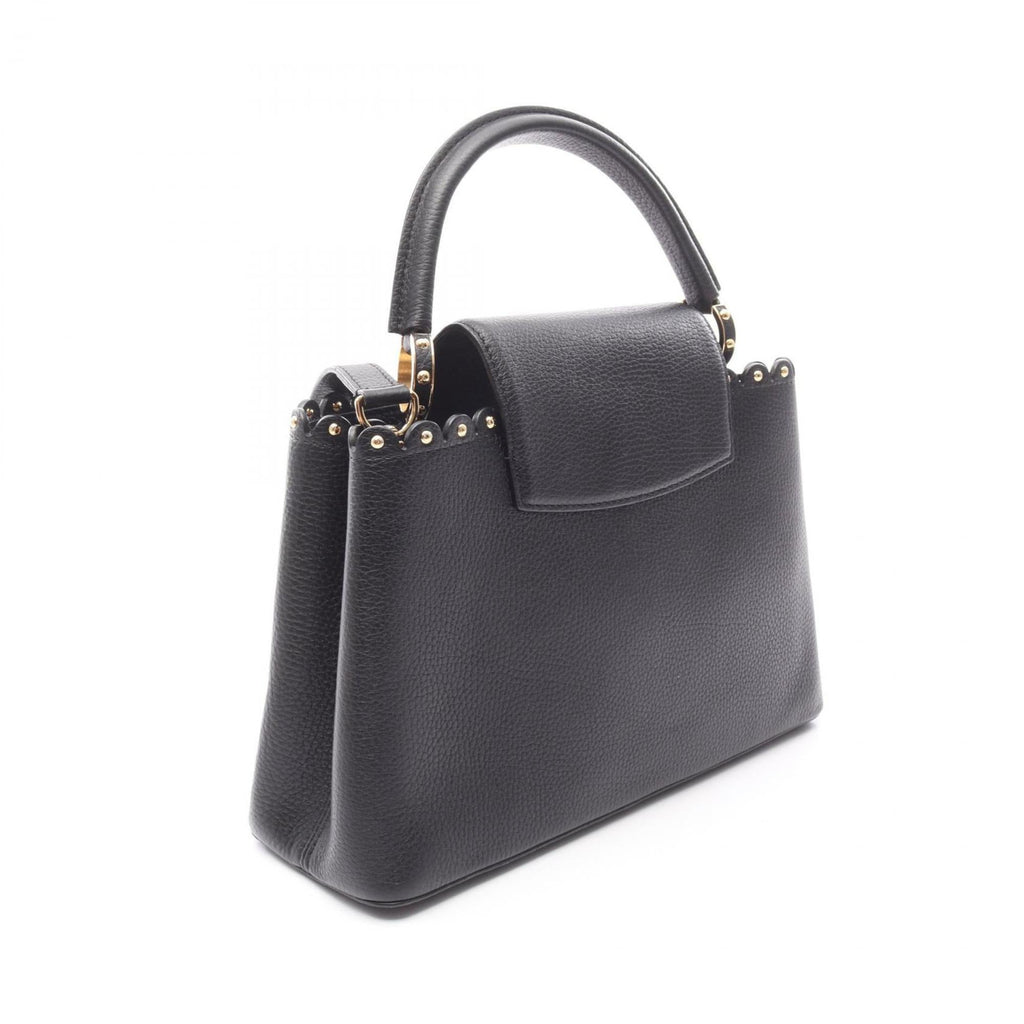 Louis Vuitton Black Noir Leather Handbag (Pre-Owned)