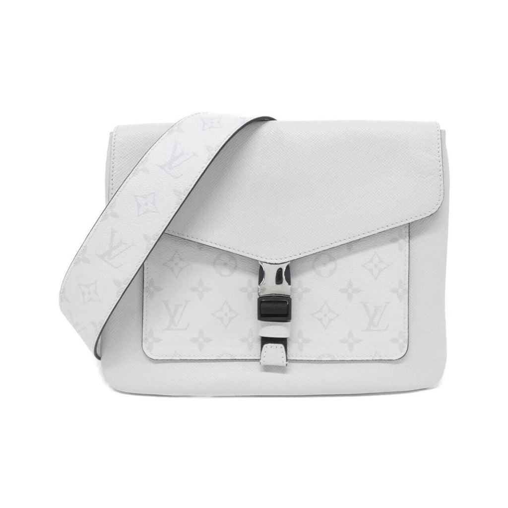 Louis Vuitton White Coated Canvas Shoulder Bag (Pre-Owned)