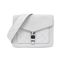 Louis Vuitton White Coated Canvas Shoulder Bag (Pre-Owned)