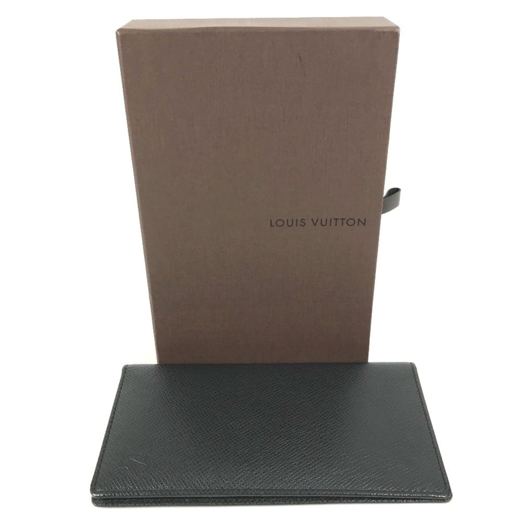 Louis Vuitton Taiga Ardoise Black Taiga Leather Long Wallet (Bi-Fold) (Pre-Owned)