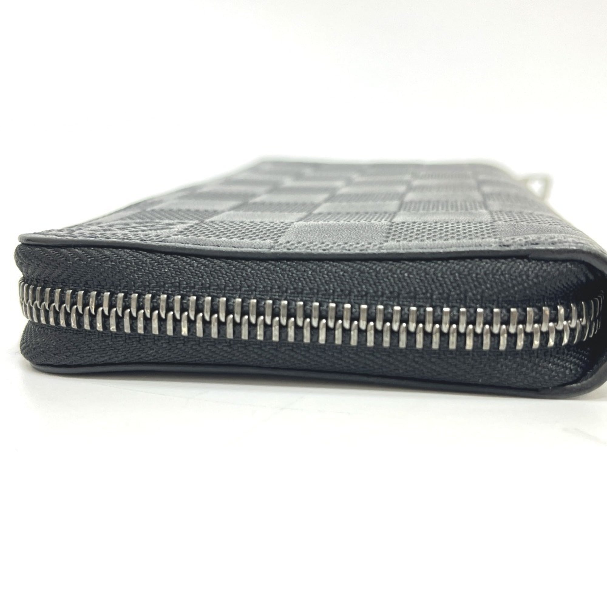 Louis Vuitton Black Damier Infini Long Wallet (Bi-Fold) (Pre-Owned)