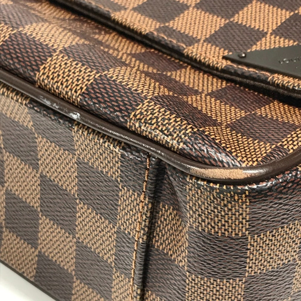 Louis Vuitton Damier Brown Ebene Damier Canvas Messenger Bag Shoulder Bag (Pre-Owned)