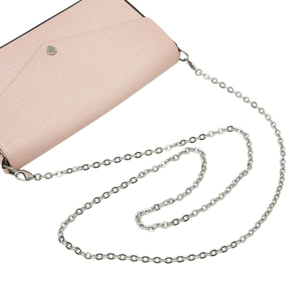 Louis Vuitton Pink Rose Ballerine Leather Pochette Shoulder Bag (Pre-Owned)