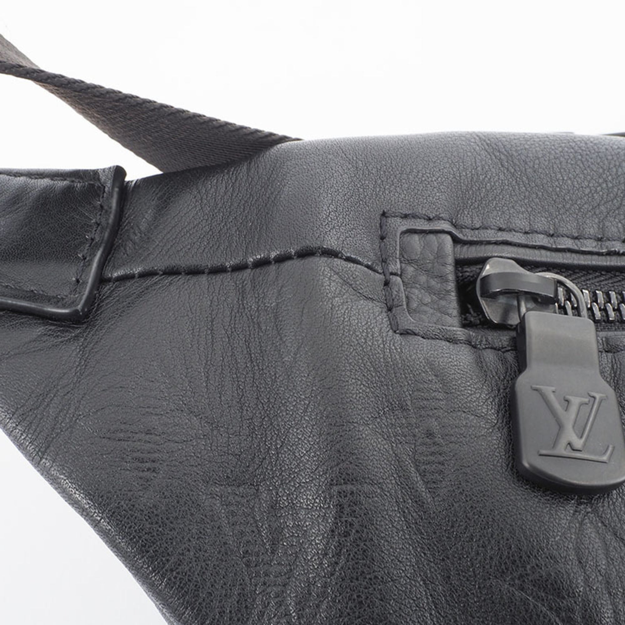 Louis Vuitton Monogram Shadow Black Monogram Shadow Sling Bag (Pre-Owned)