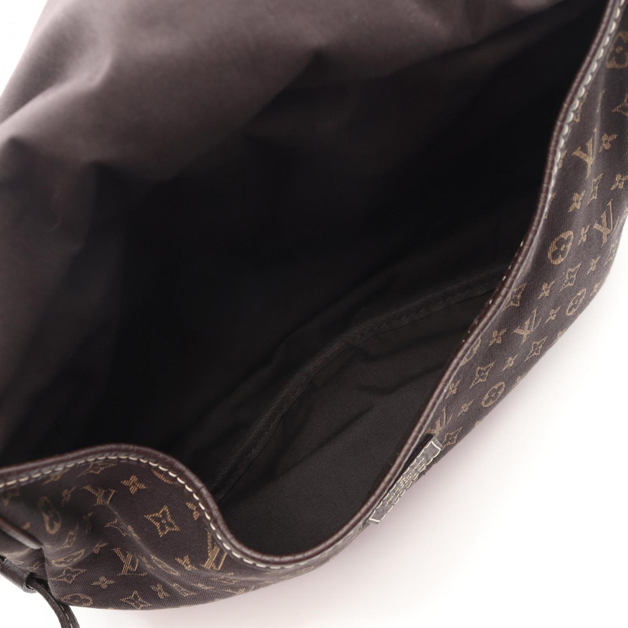 Louis Vuitton Brown Ebene Monogram Mini Lin Shoulder Bag (Pre-Owned)