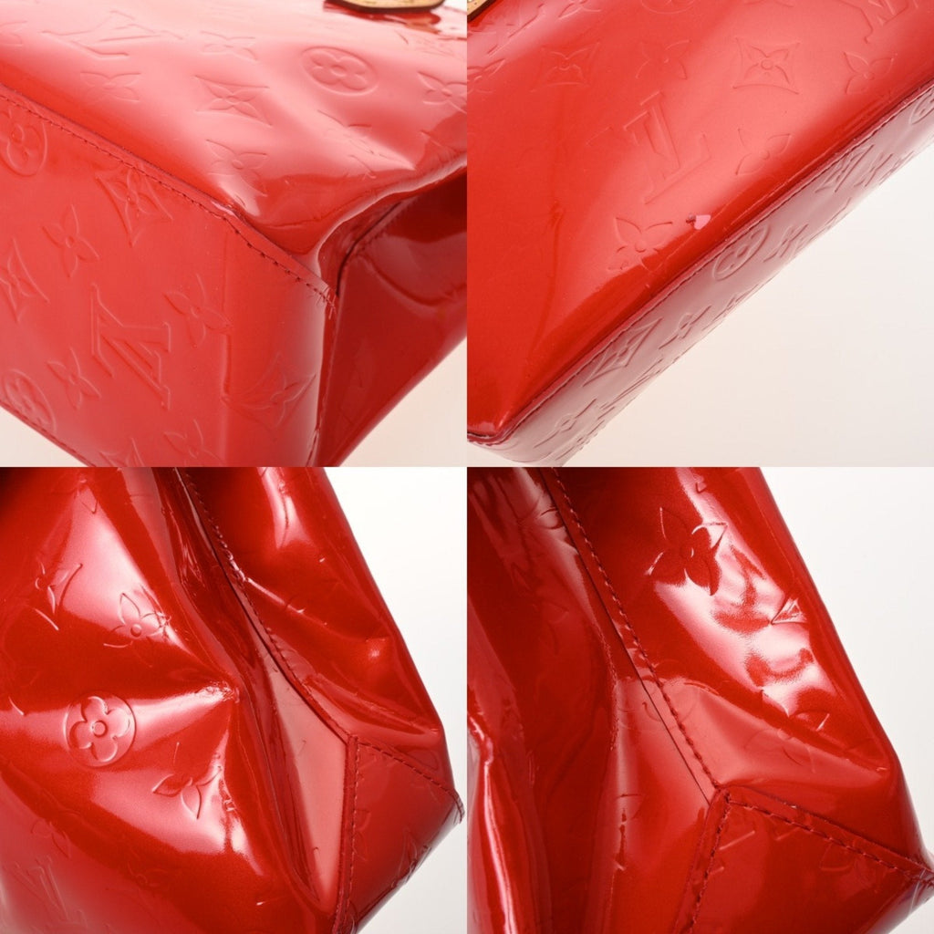 Louis Vuitton Rouge Monogram Vernis Handbag (Pre-Owned)