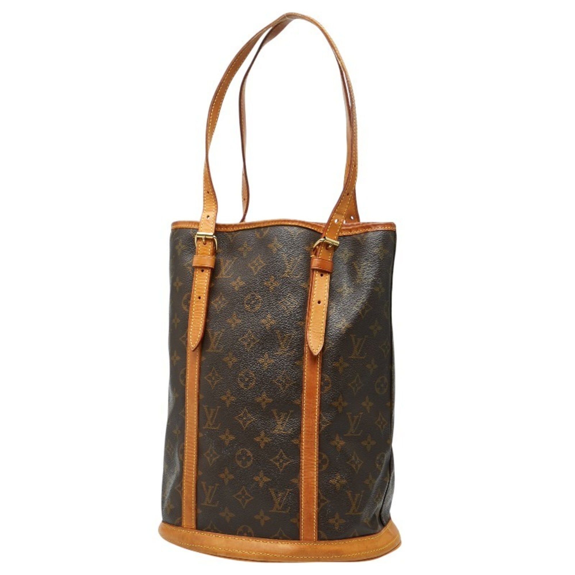 Louis Vuitton Brown Pvc Leather Shoulder Bag Tote Bag (Pre-Owned)