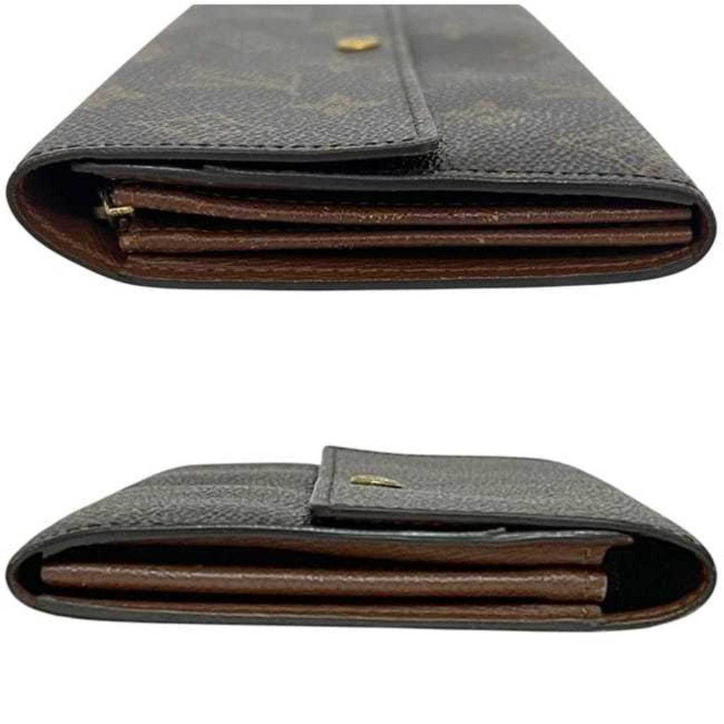 Louis Vuitton Monogram Brown Monogram Long Wallet (Bi-Fold) (Pre-Owned)