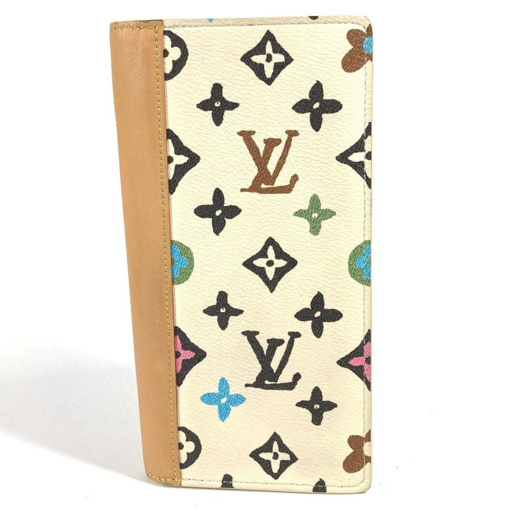 Louis Vuitton Monogram Multi-Color White Monogram Long Wallet (Bi-Fold) (Pre-Owned)