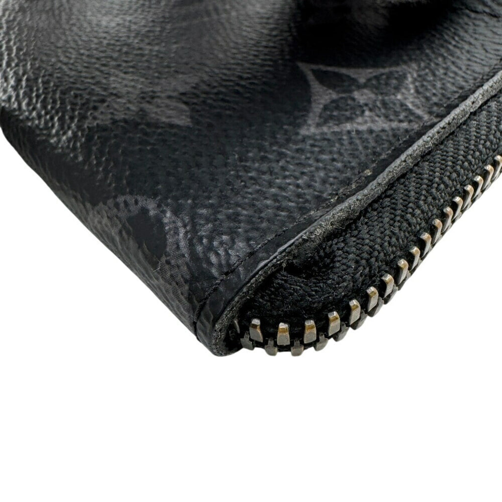 Louis Vuitton Black Leather Coin Purse/Coin Case (Pre-Owned)