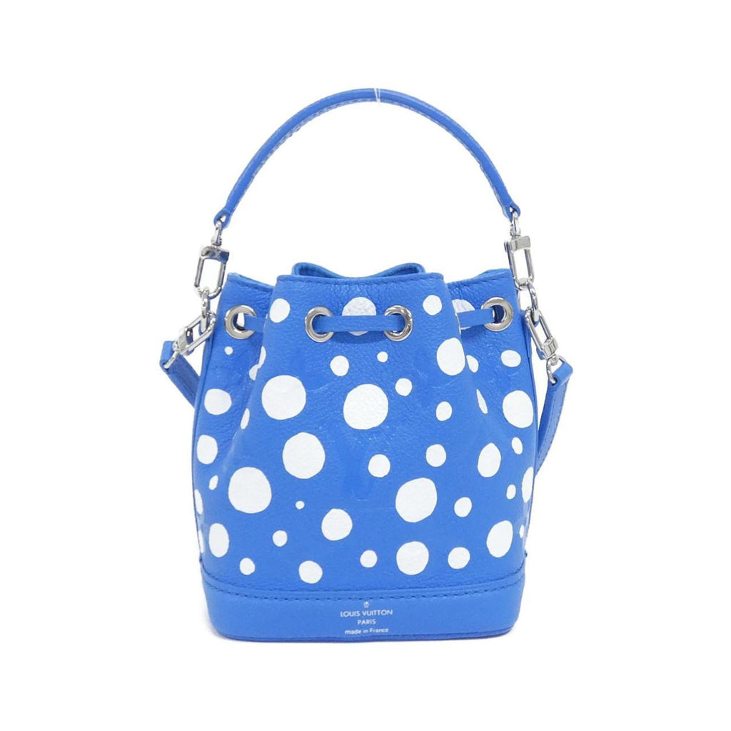 Louis Vuitton Blanc Blue Leather Shoulder Bag (Pre-Owned)