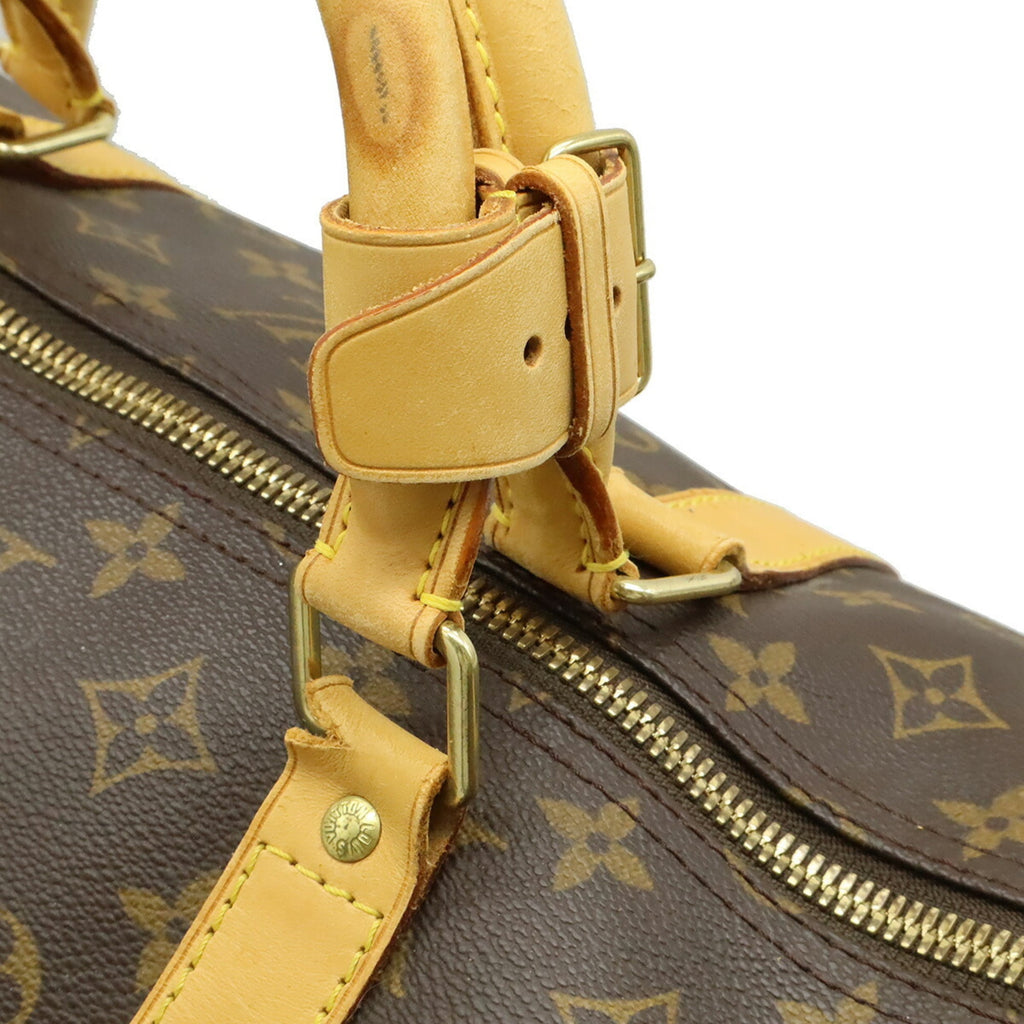 Louis Vuitton Brown Monogram Canvas Boston Bag Shoulder Bag (Pre-Owned)