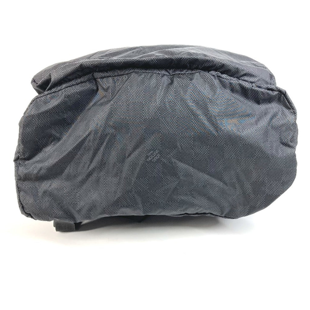 Louis Vuitton Damier Aventure Black Leather Nylon Backpack (Pre-Owned)