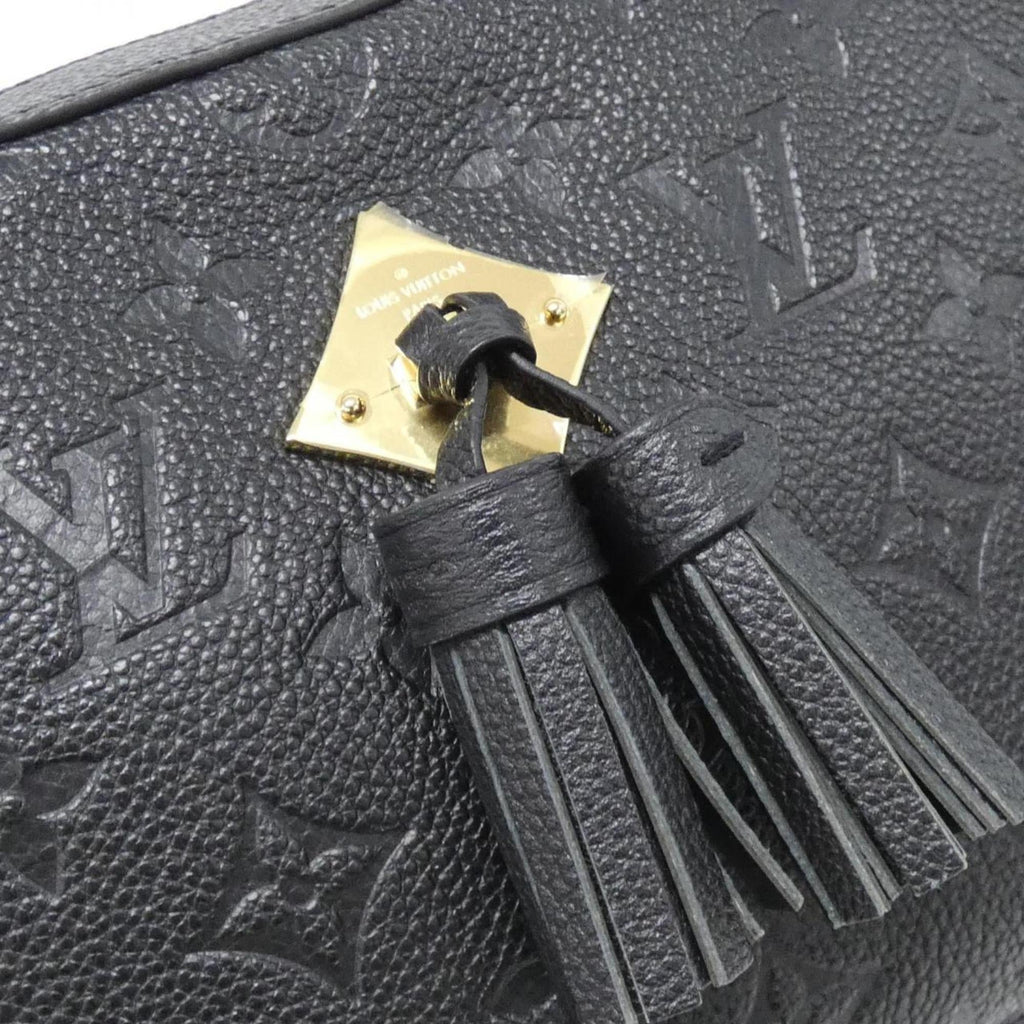 Louis Vuitton Black Leather Shoulder Bag (Pre-Owned)