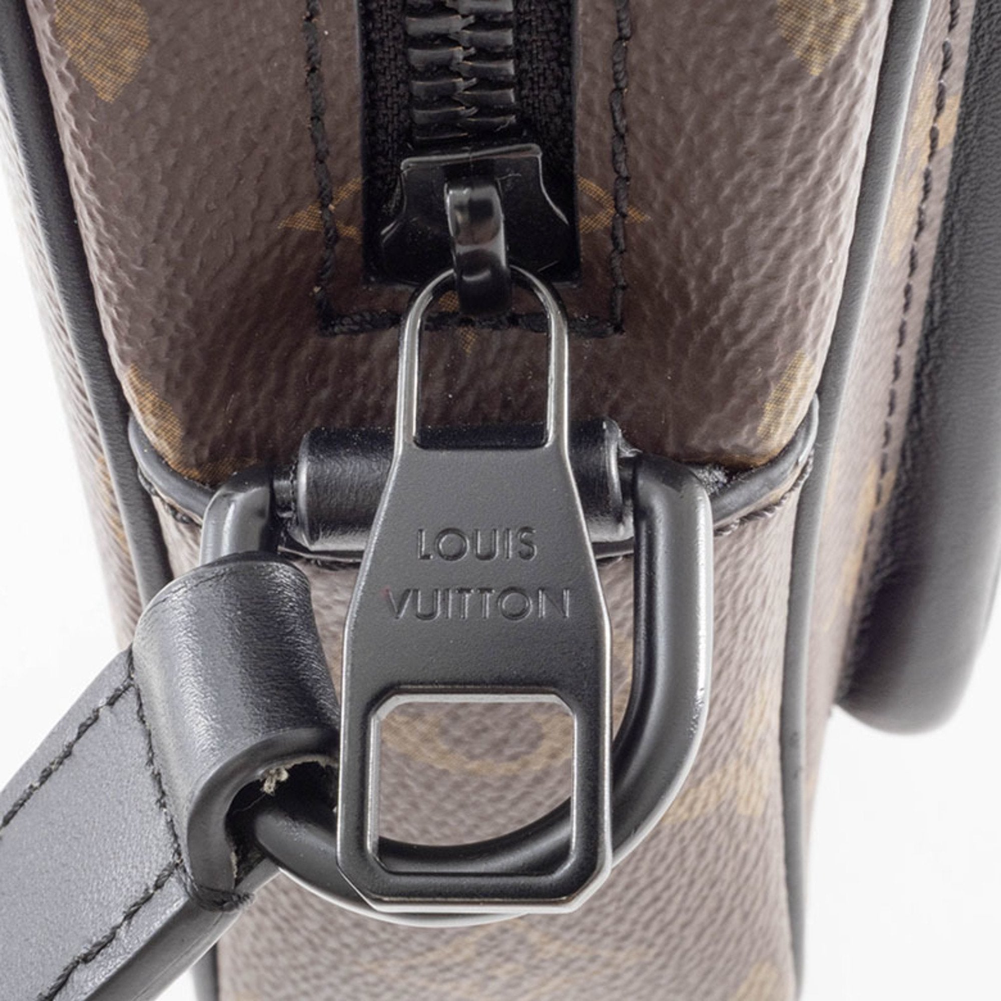 Louis Vuitton Monogram Macassar Dark Brown Shoulder Bag (Pre-Owned)