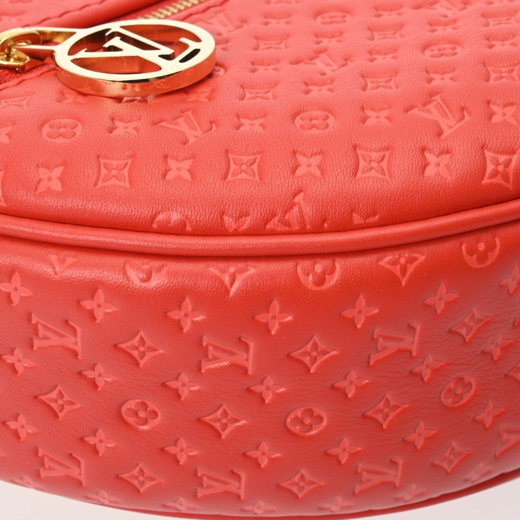 Louis Vuitton Red Color Leather Shoulder Bag (Pre-Owned)