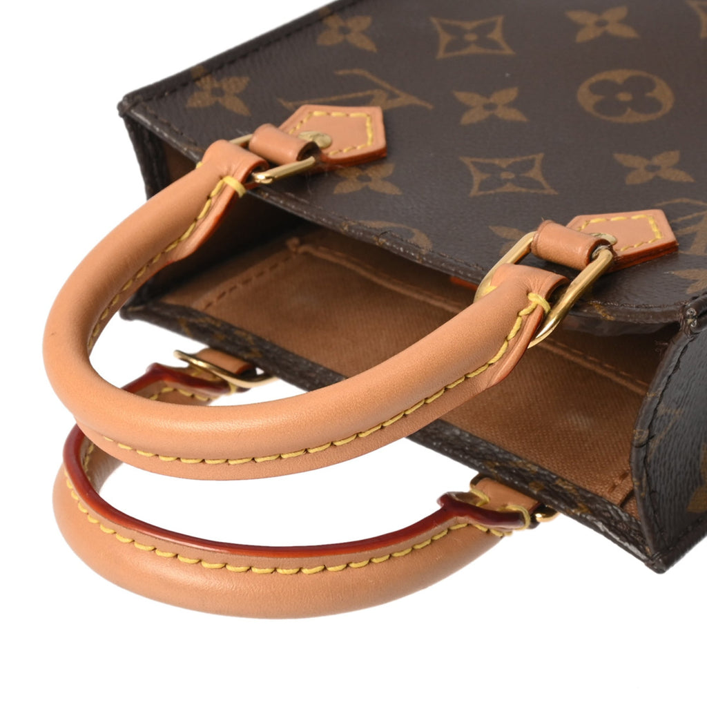 Louis Vuitton Brown Monogram Canvas Handbag (Pre-Owned)