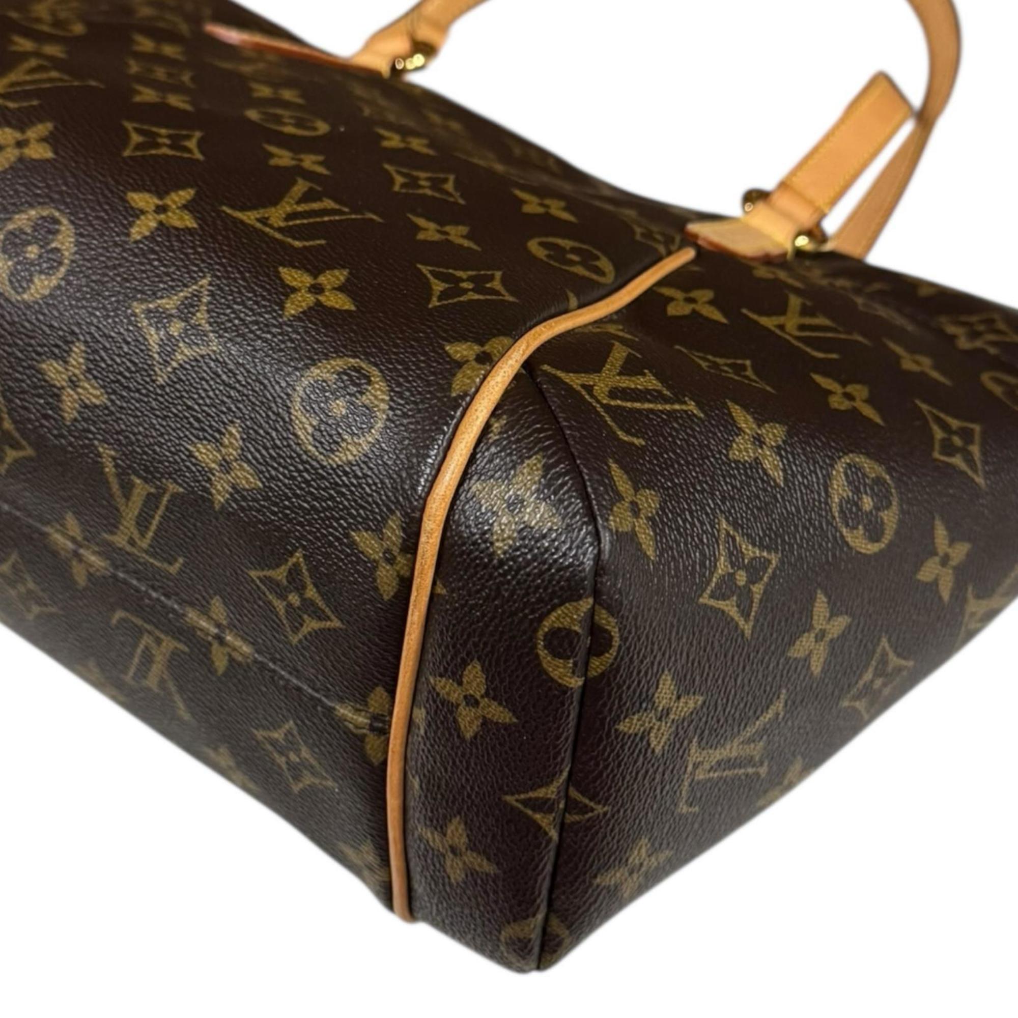 Louis Vuitton Brown Monogram Canvas Tote Bag (Pre-Owned)