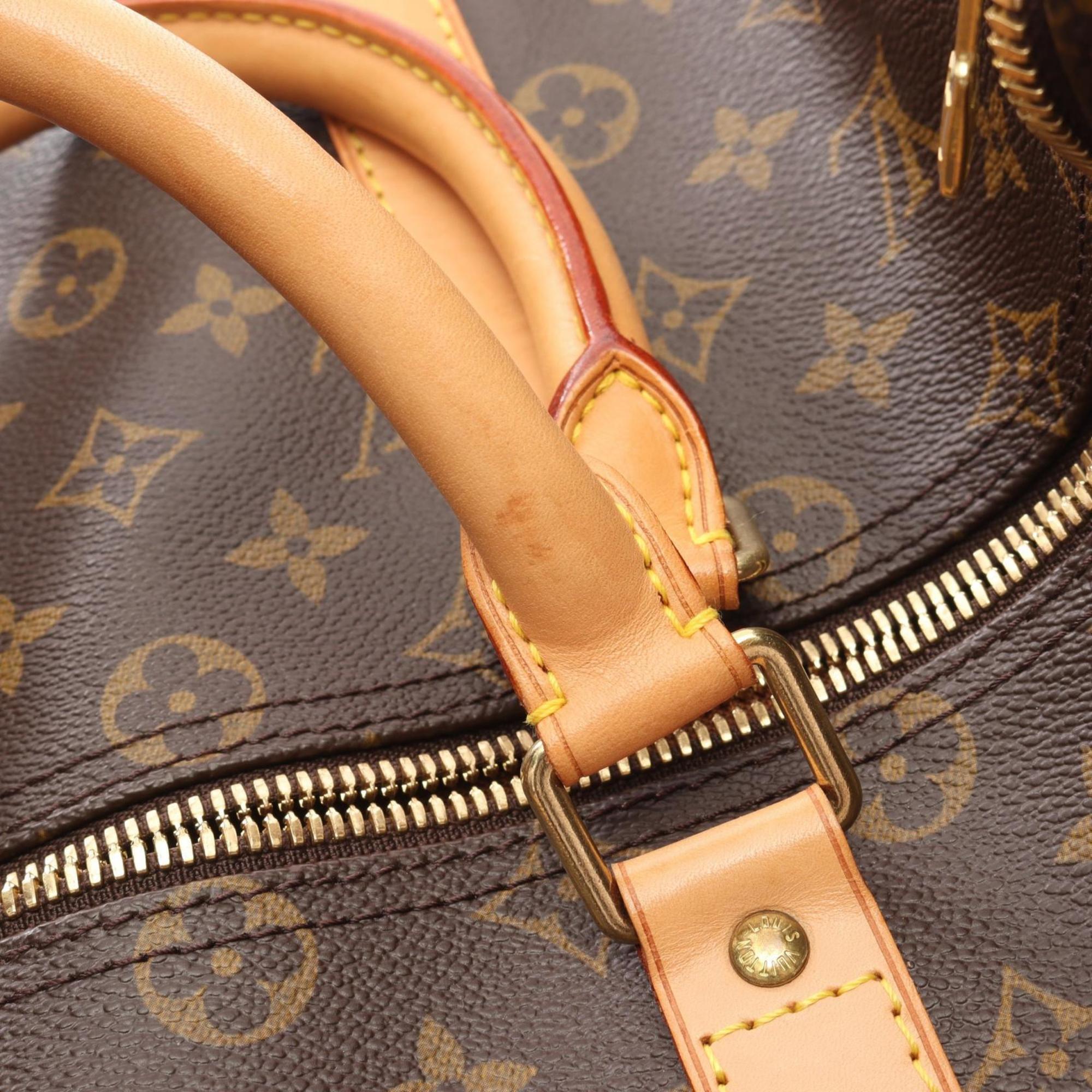 Louis Vuitton Brown Monogram Pvc Leather Boston Bag (Pre-Owned)