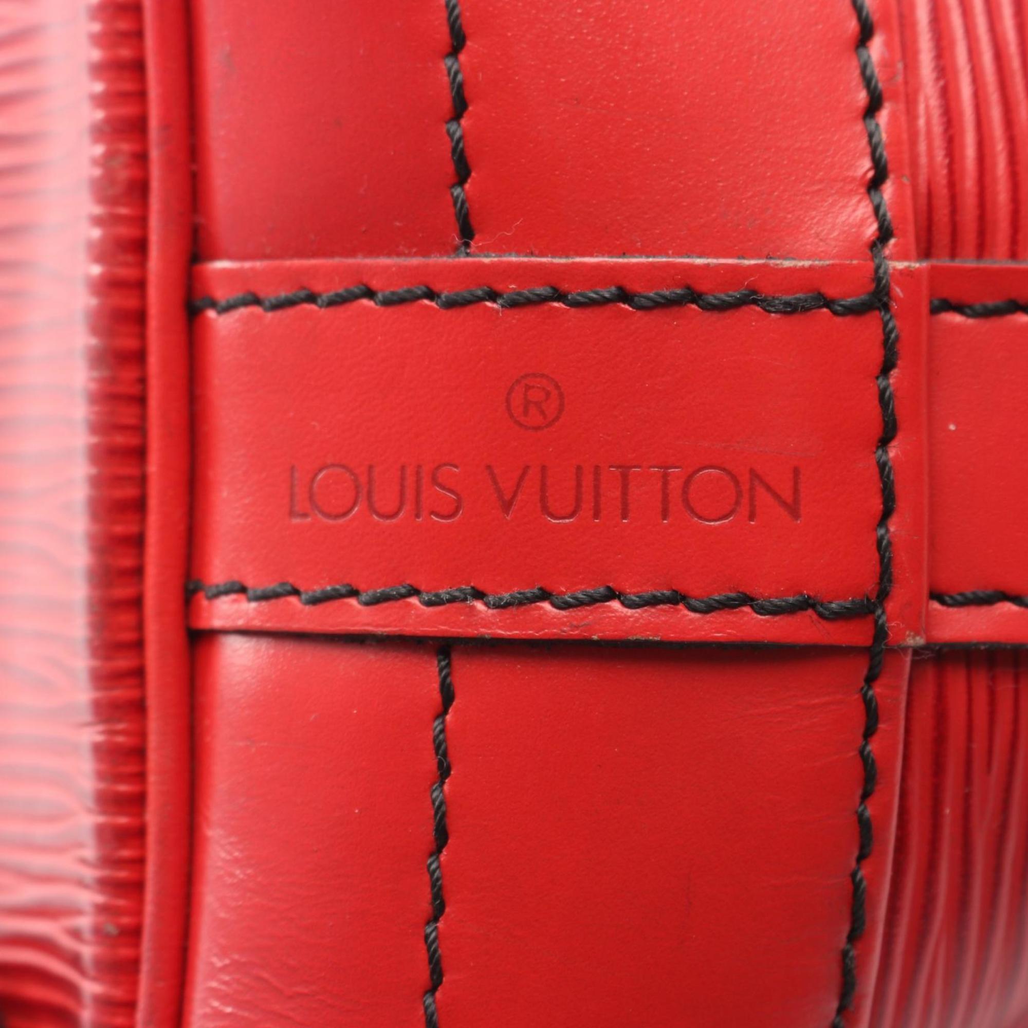 Louis Vuitton Castilian Red Red Color Leather Shoulder Bag (Pre-Owned)