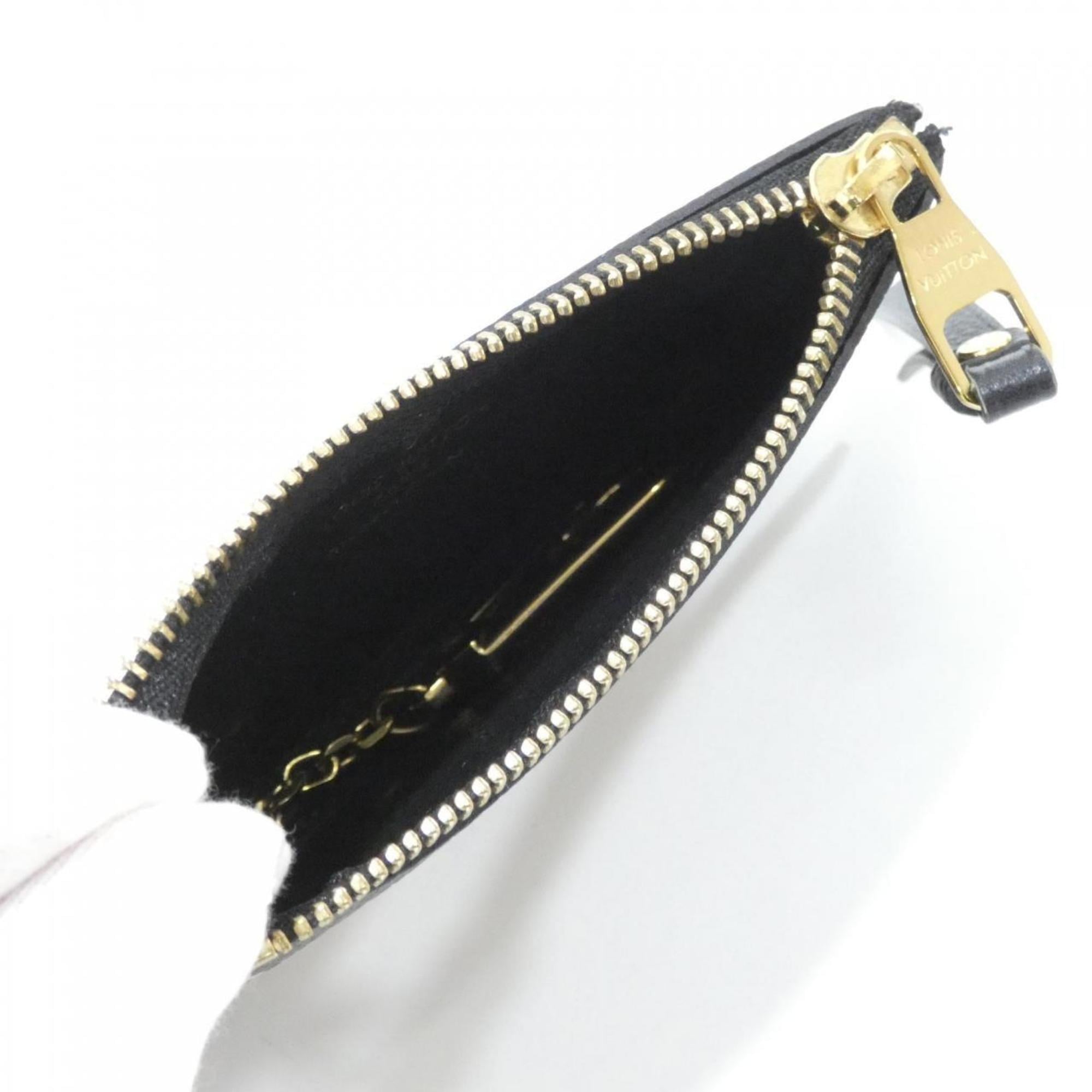 Louis Vuitton Monogram Empreinte Beige Black Leather Coin Purse/Coin Case (Pre-Owned)