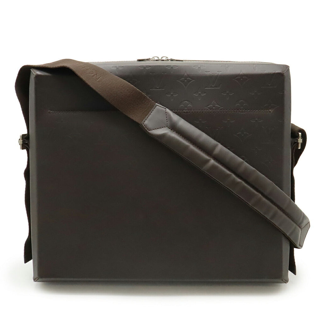 Louis Vuitton Brown Coffee Dark Brown Leather Shoulder Bag (Pre-Owned)