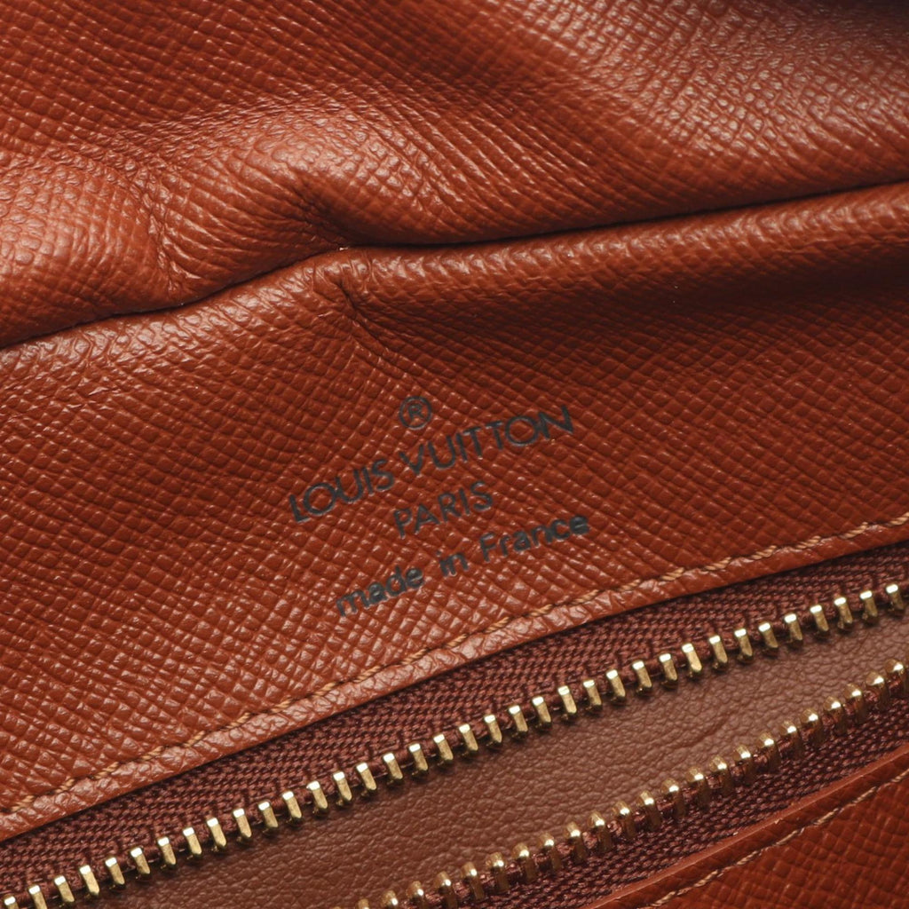 Louis Vuitton Brown Monogram Coated Canvas Leather Shoulder Bag (Pre-Owned)