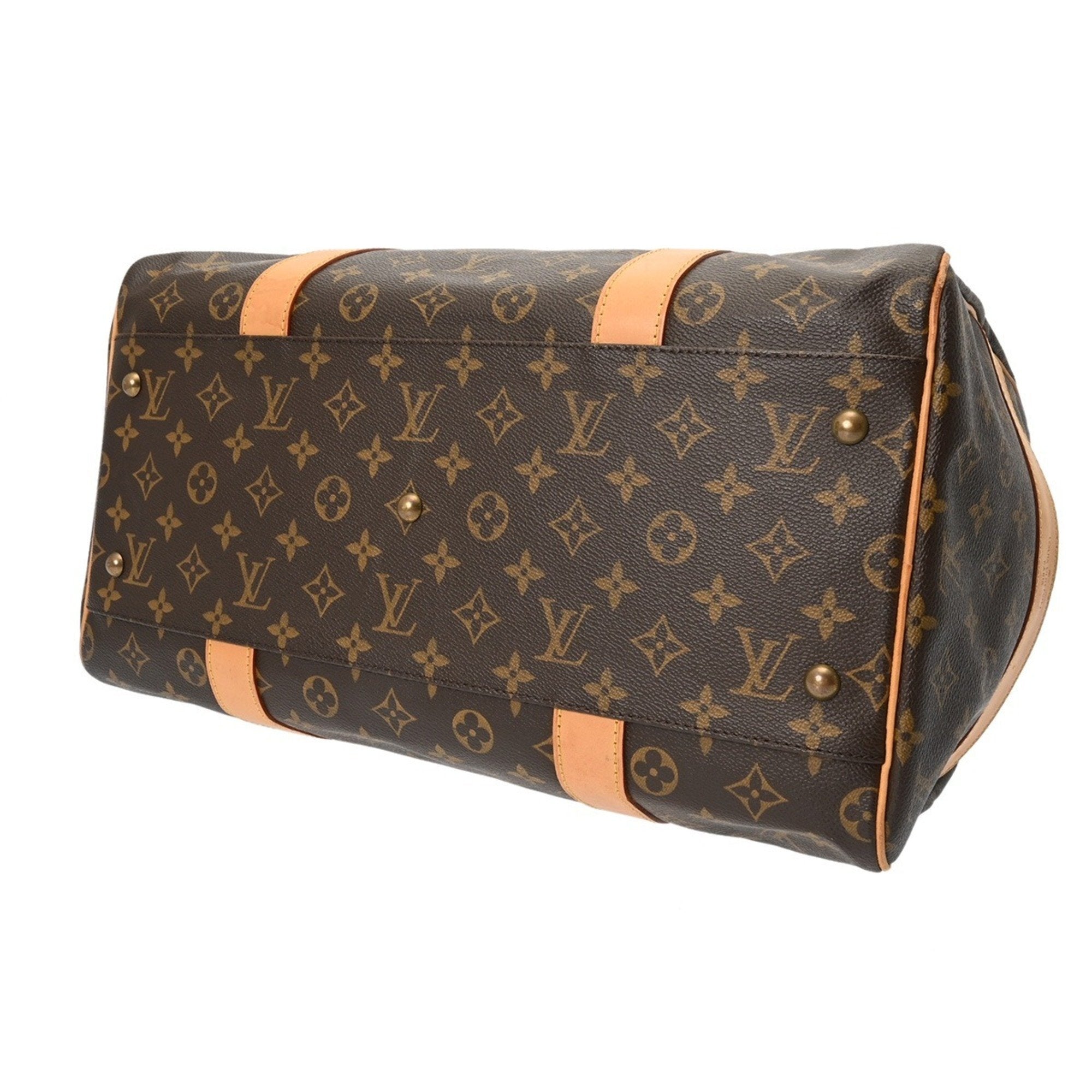 Louis Vuitton Brown Monogram Canvas Boston Bag (Pre-Owned)