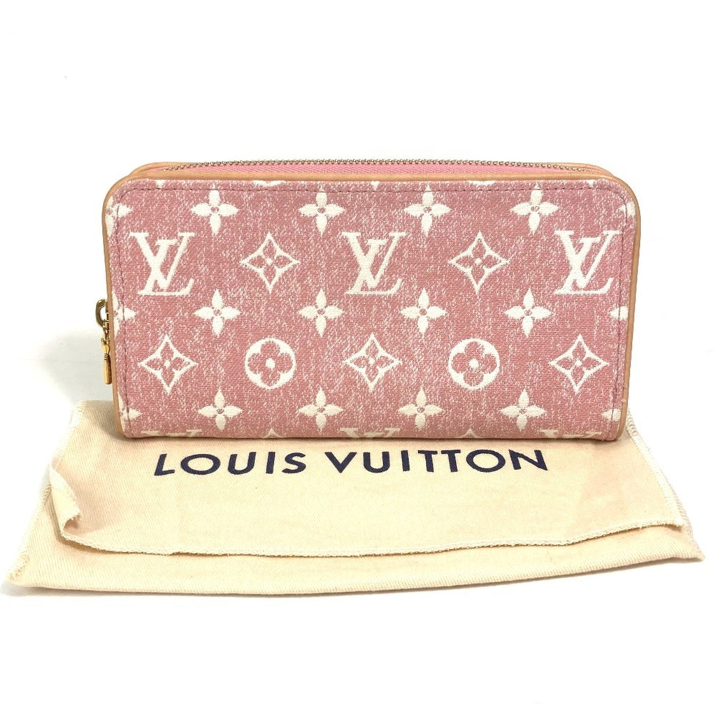 Louis Vuitton Monogram Denim Pink Monogram Denim Long Wallet (Bi-Fold) (Pre-Owned)