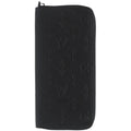 Louis Vuitton Black Leather Long Wallet (Bi-Fold) (Pre-Owned)